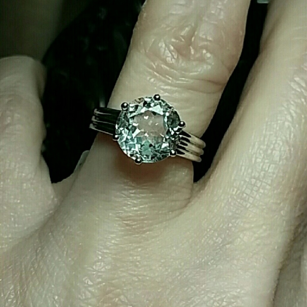 SOLD HERKIMER DIAMOND QUARTZ  RING - Picture 5 of 8